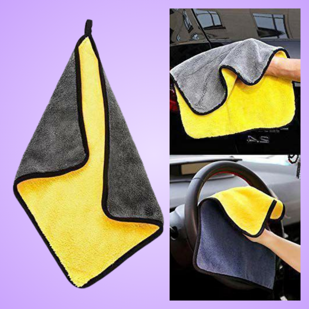 Microfiber car cleaning towel