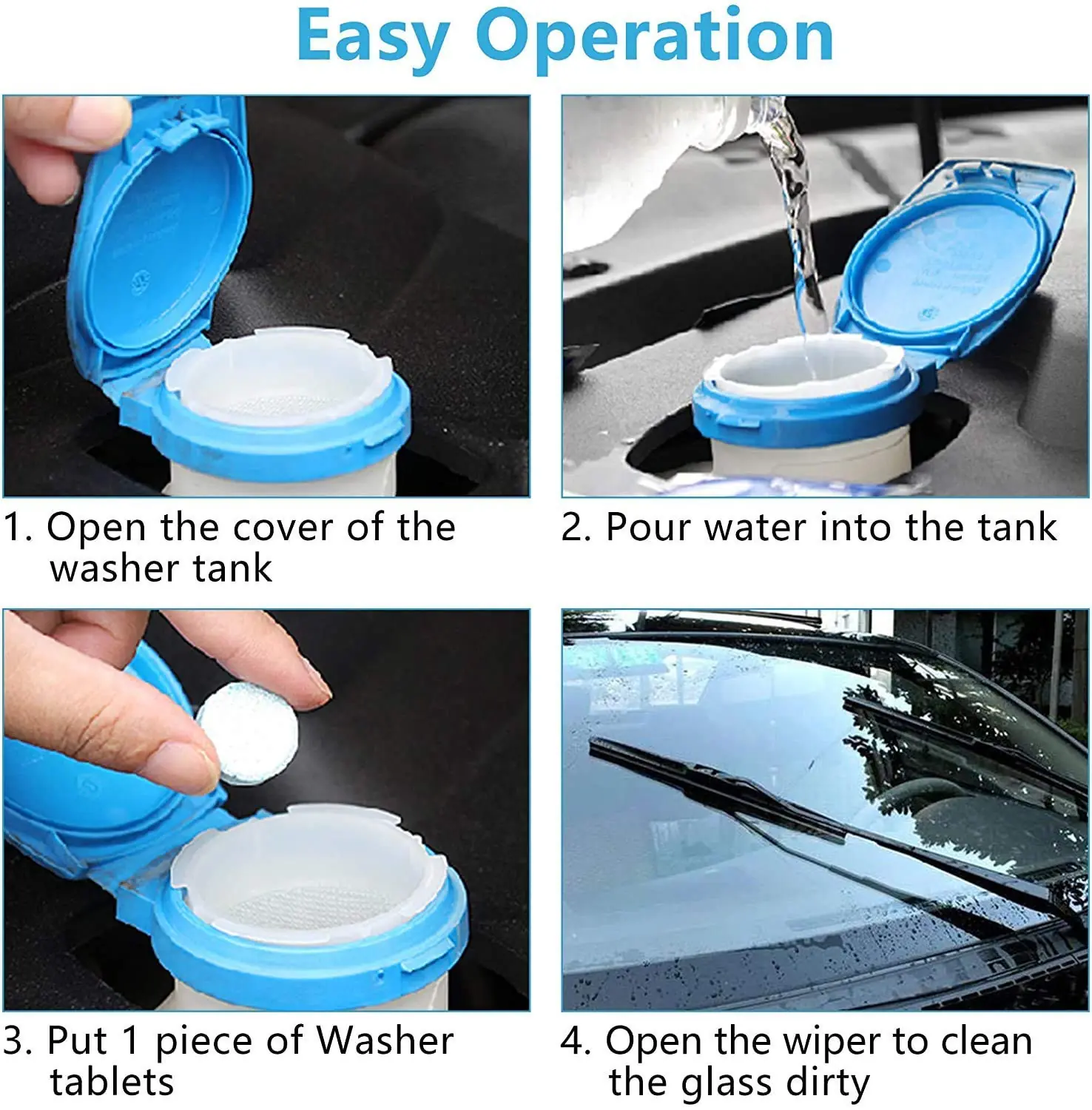 Car Glass Cleaner Tablet