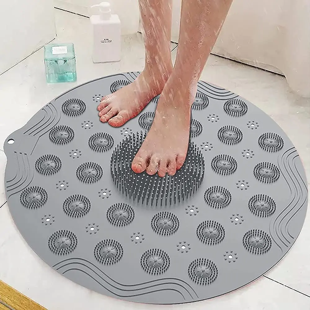 Round Bathroom Mat