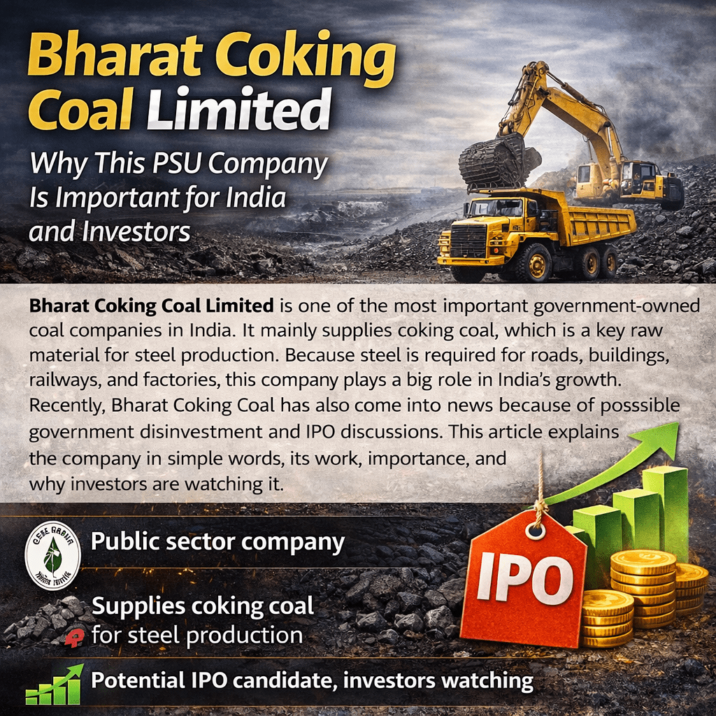 Bharat Coking Coal Limited News: Company Details, Business & IPO Update